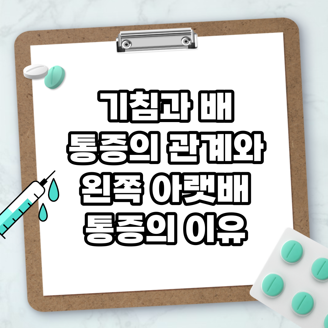 Read more about the article 기침과 배 통증의 관계와 왼쪽 아랫배 통증의 이유
