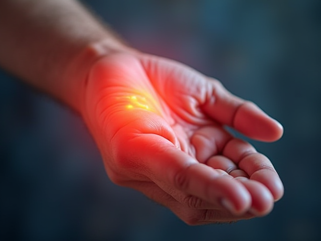 Image of therapy for thumb pain relief