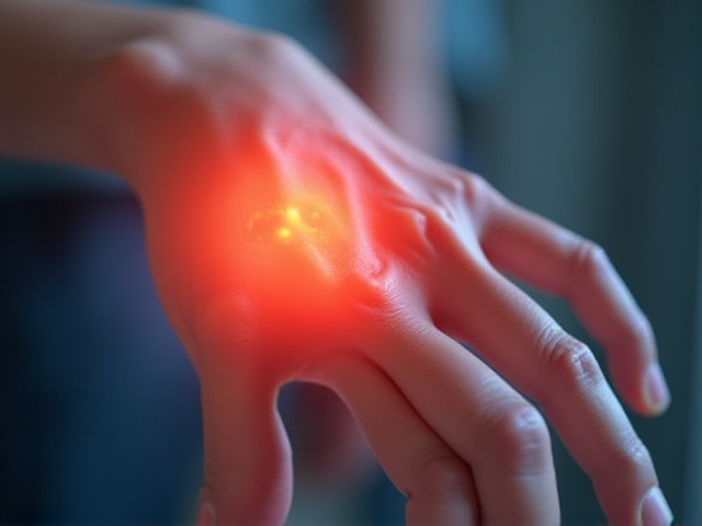 Image of caution when treating thumb pain at home