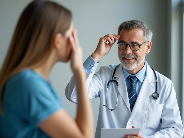 Consulting a specialist for headache relief