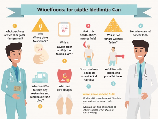An infographic showing self-diagnostic questions for lower abdominal pain