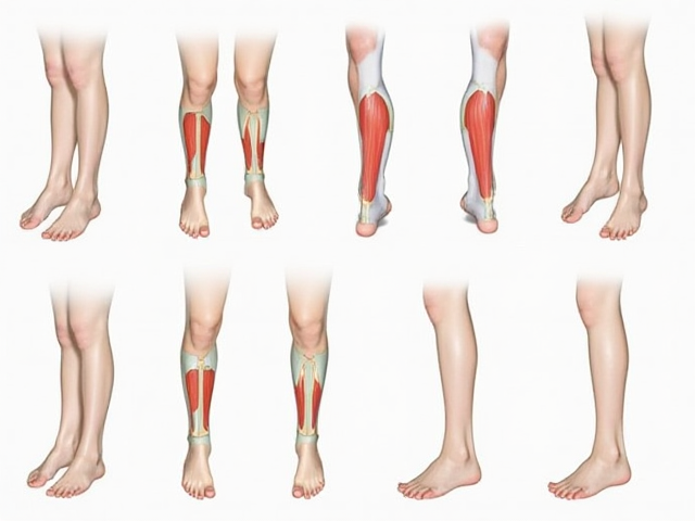 Calf strengthening exercise regimen demonstrating various exercises for calf muscles
