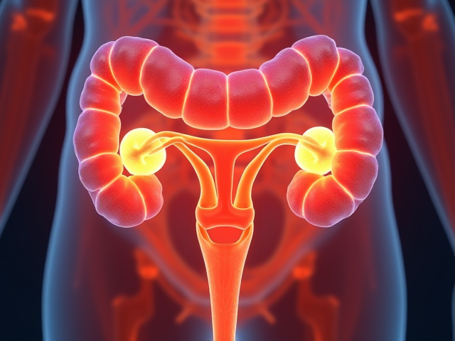 A representation of inflammation in the urinary tract