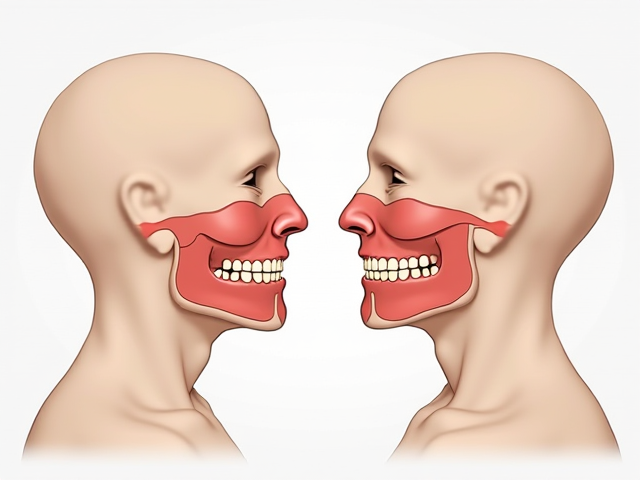 correct posture for jaw health illustration